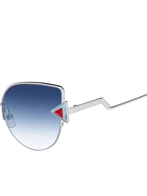 fendi ff 0242 s scb ne 52 silver & blue|Fendi Rainbow Blue, Light Blue and Transparent G.